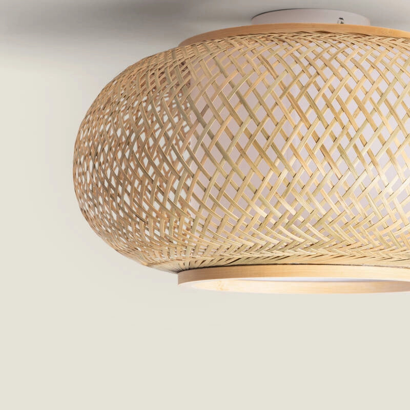 Lámpara de Techo Anutara de Bambú Natural | Diseño Artesanal