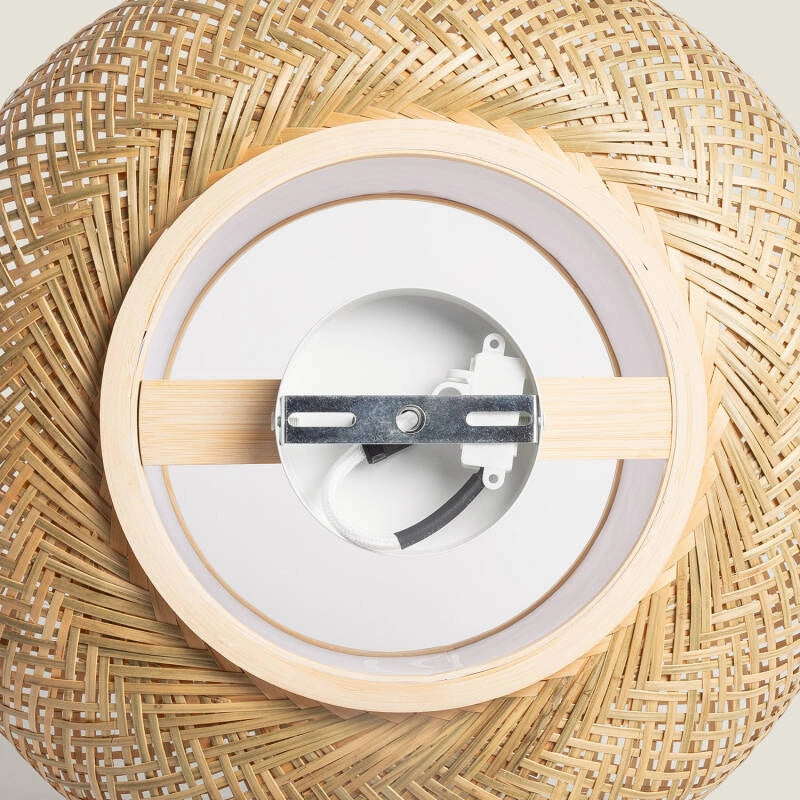 Lámpara de Techo Anutara de Bambú Natural | Diseño Artesanal