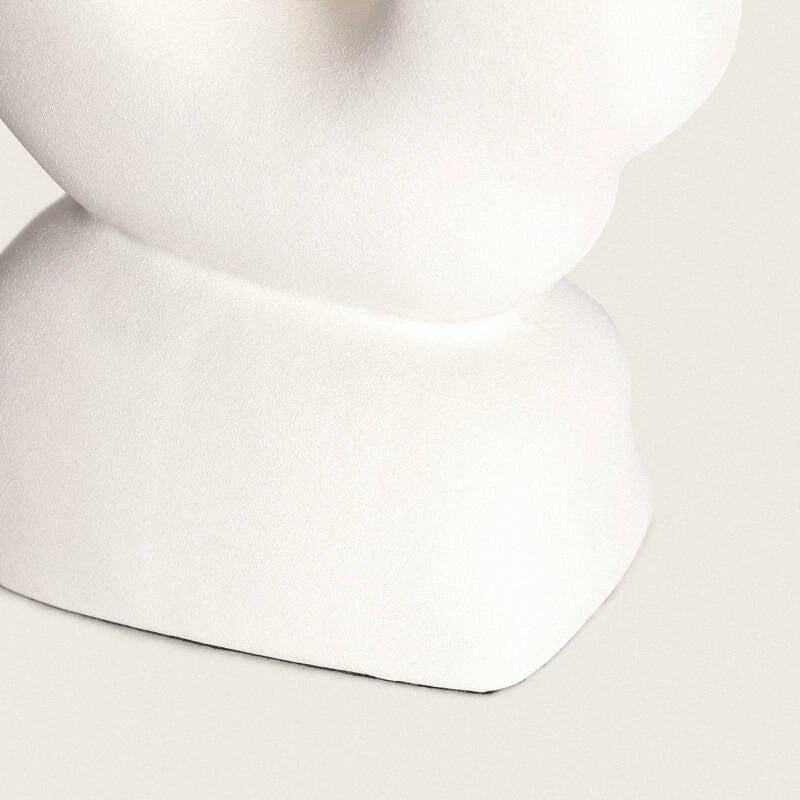 LÁMPARA DE MESA COLECCIÓN GEMI, ELABORADA A MANO CON CERÁMICA Y RAFIA