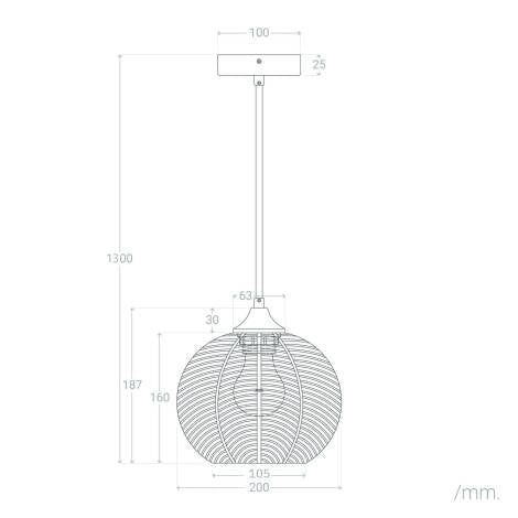 Lámpara colgante | Cristal Premium | Estilo Clásico Elegante