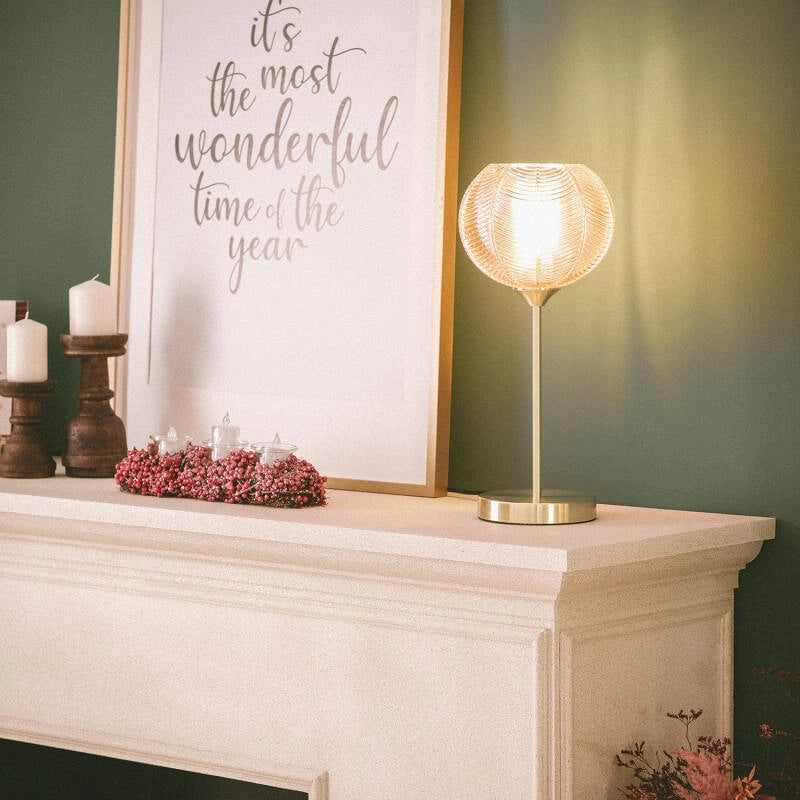 Lámpara de mesa Años 20 | Cristal Vintage Ambiente Exclusivo