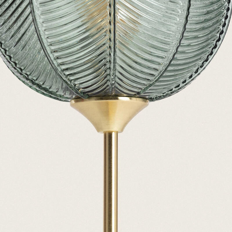Lámpara de Mesa | Cristal Ámbar Premium | Clásico Elegante