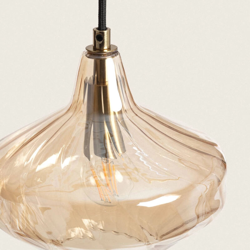 Lámpara Colgante Twist | Cristal Diseño Premium Años 20