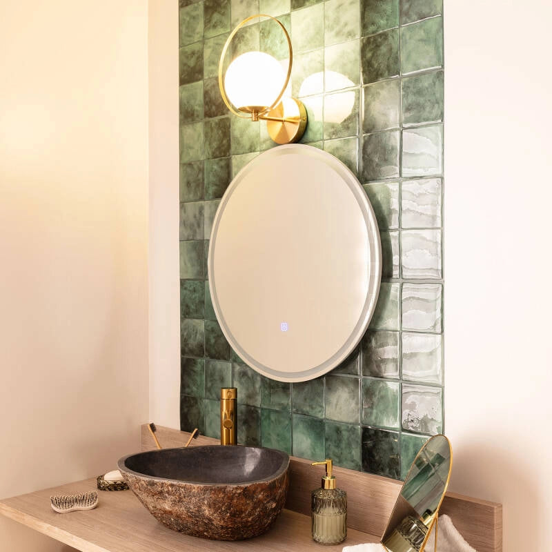 Lámpara de Pared | Diseño Premium | Cristal Opaco Vintage
