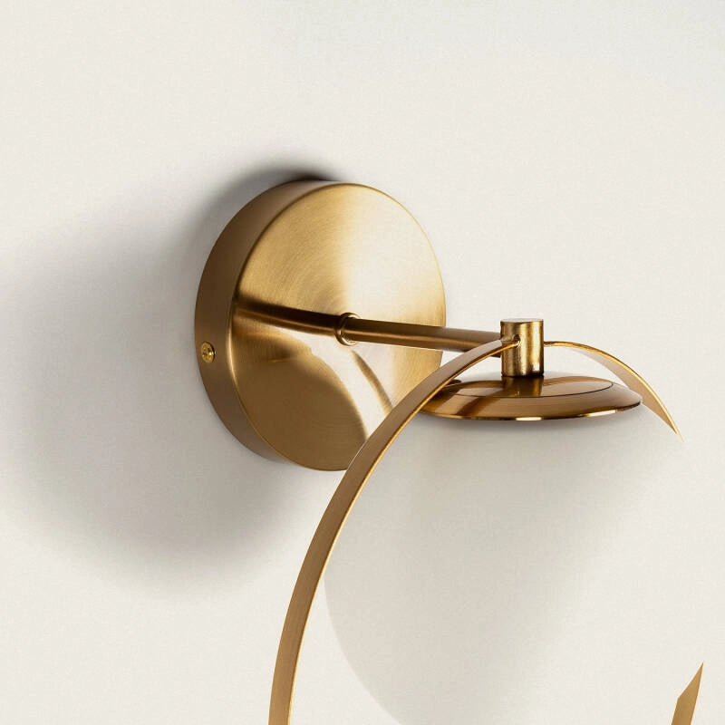 Lámpara de Pared | Diseño Premium | Cristal Opaco Vintage