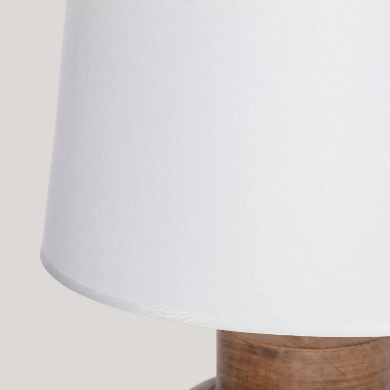 Lámpara Mesa Salomón | Madera Natural | Diseño Minimalista Lámpara Mesa Salomón P: madera natural de alta calidad. Diseño minimalista. Aporta luz cálida y acogedora. Ideal para leer o trabajar. ¡Elegancia duradera!