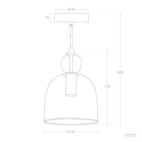 LÁMPARA COLGANTE DE DISEÑO PREMIUM, COLECCIÓN ELMAS.