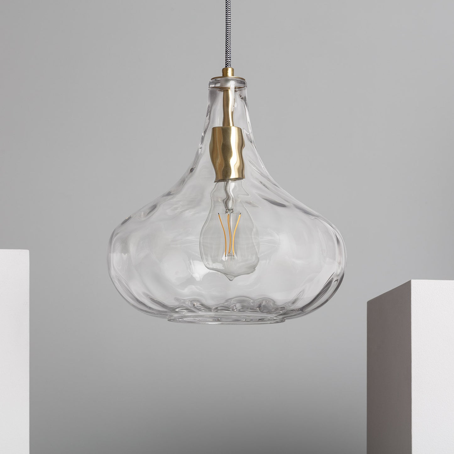Lámpara Colgante Tasse | Cristal Clásico | Diseño Vintage