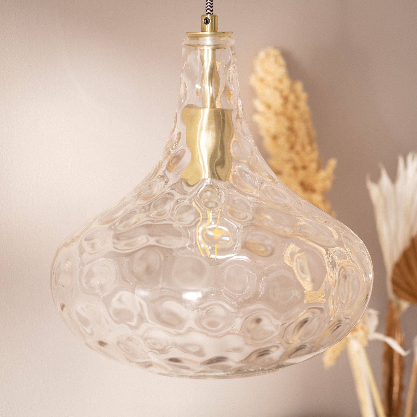 Lámpara Colgante Tasse | Cristal Clásico | Diseño Vintage