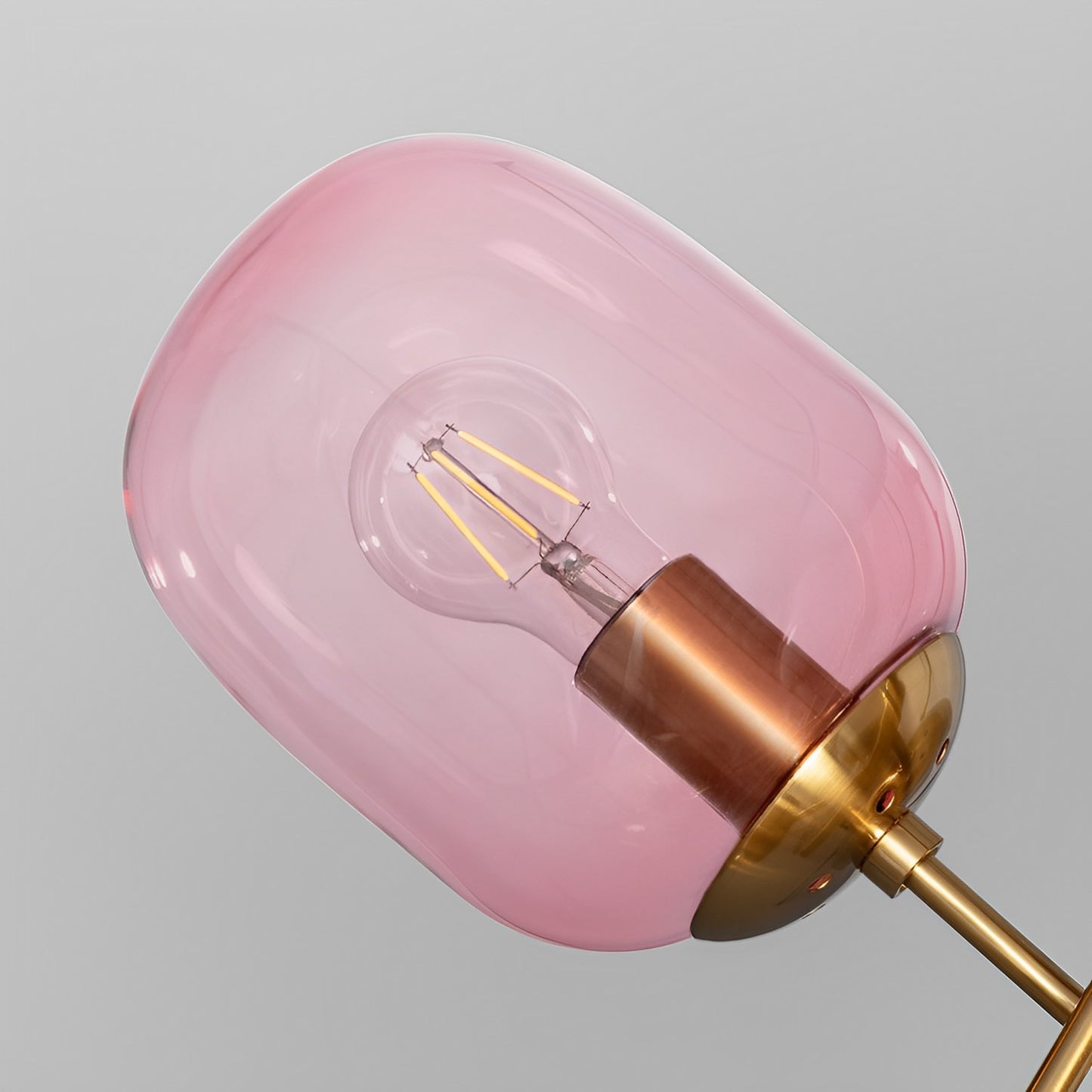 Lámpara Colgante | Cristal Soplado Colores | 4 Luces E27