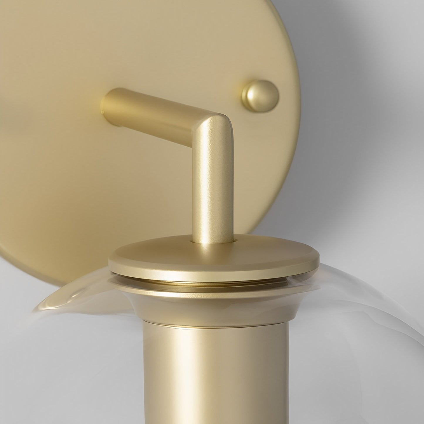 Lámpara de Pared | Diseño Retro Premium | Metal y Cristal