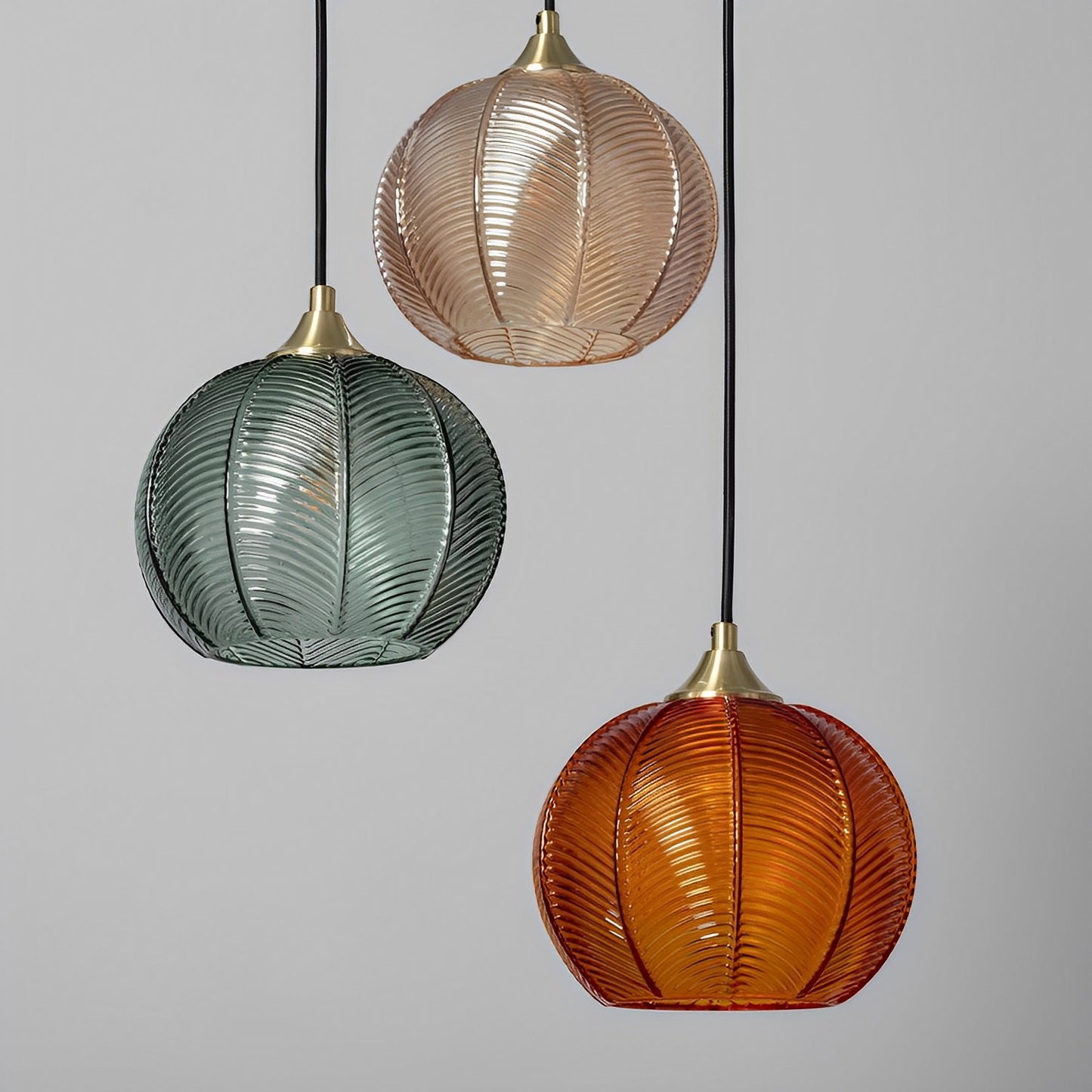 Lámpara Colgante de Diseño Vintage Edén – Metal y Cristal