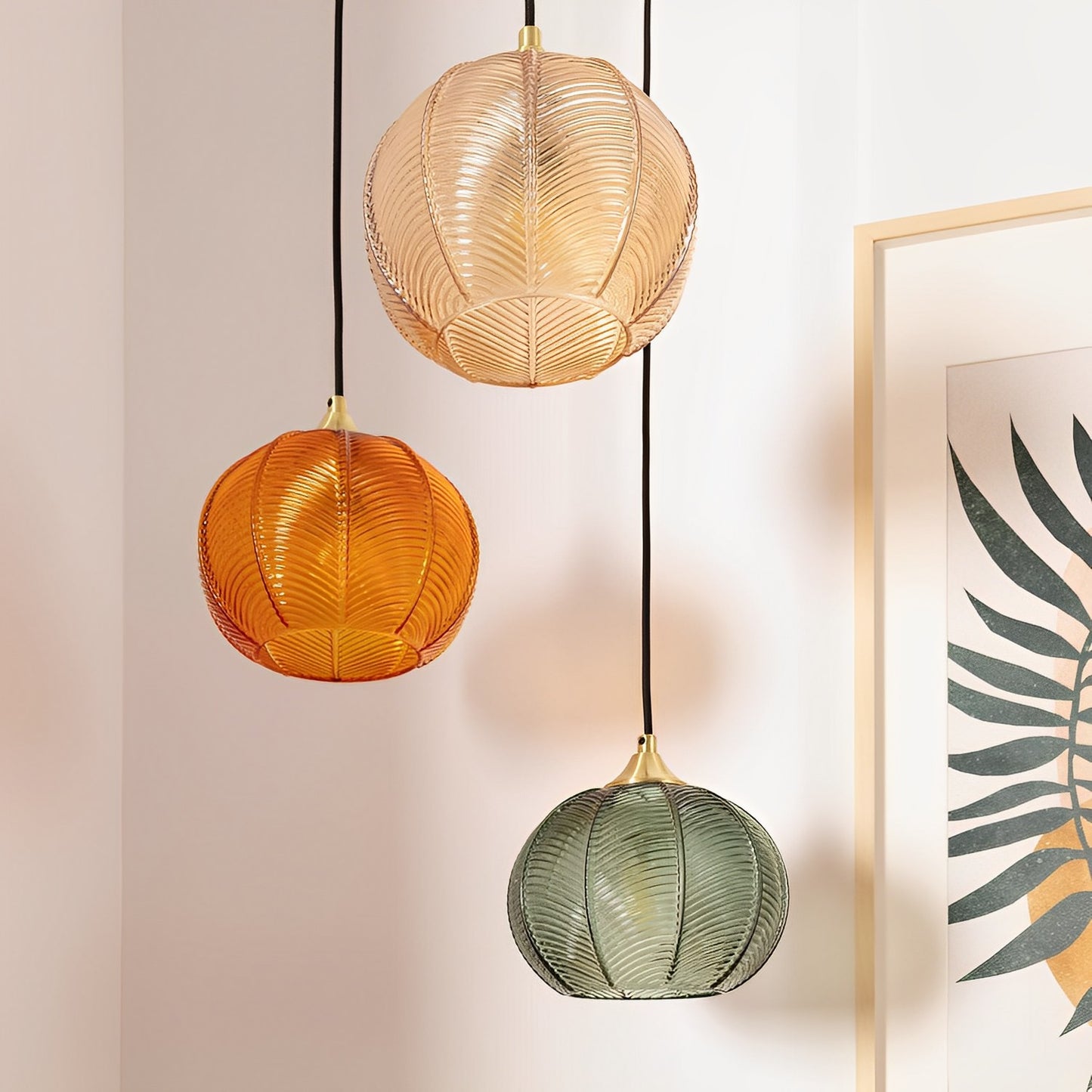 Lámpara Colgante de Diseño Vintage Edén – Metal y Cristal