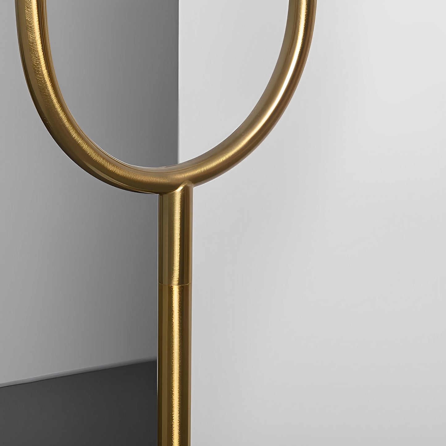 Lámpara de Pie | 2 Luces | Diseño Minimalista Metal/Cristal