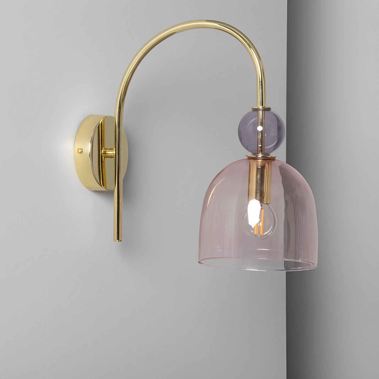 Lámpara de Pared | Diseño Premium Vintage | Cristal Color