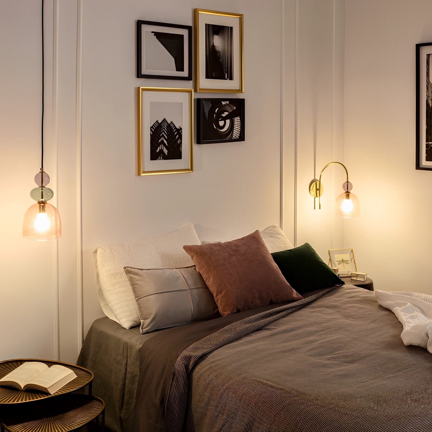 Lámpara de Pared | Diseño Premium Vintage | Cristal Color