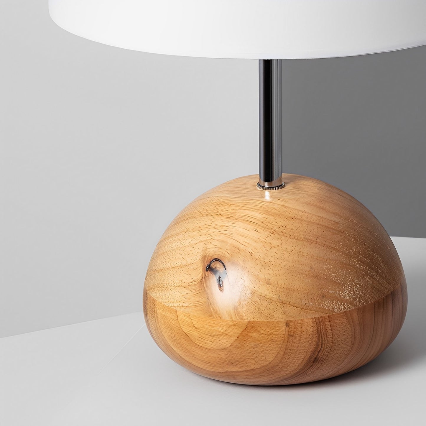 LÁMPARA DE MESA COLECCIÓN BODHI, ELABORADA A MANO CON MADERA
