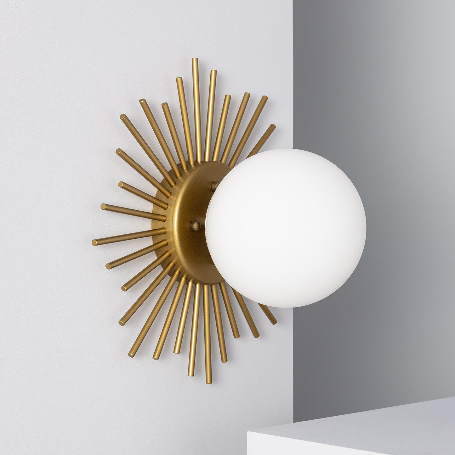 Lámpara de Pared | Metal y Cristal | Diseño Premium Elegante