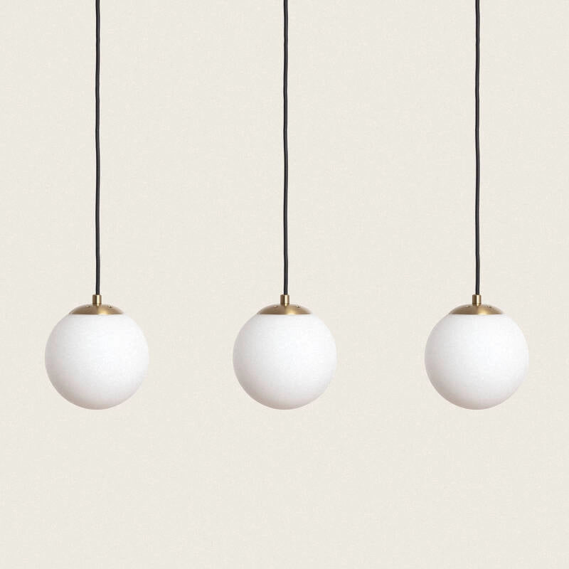 LÁMPARA DE COLGANTE DE DISEÑO PREMIUM, COLECCIÓN MOON 2. Metal y cristal
