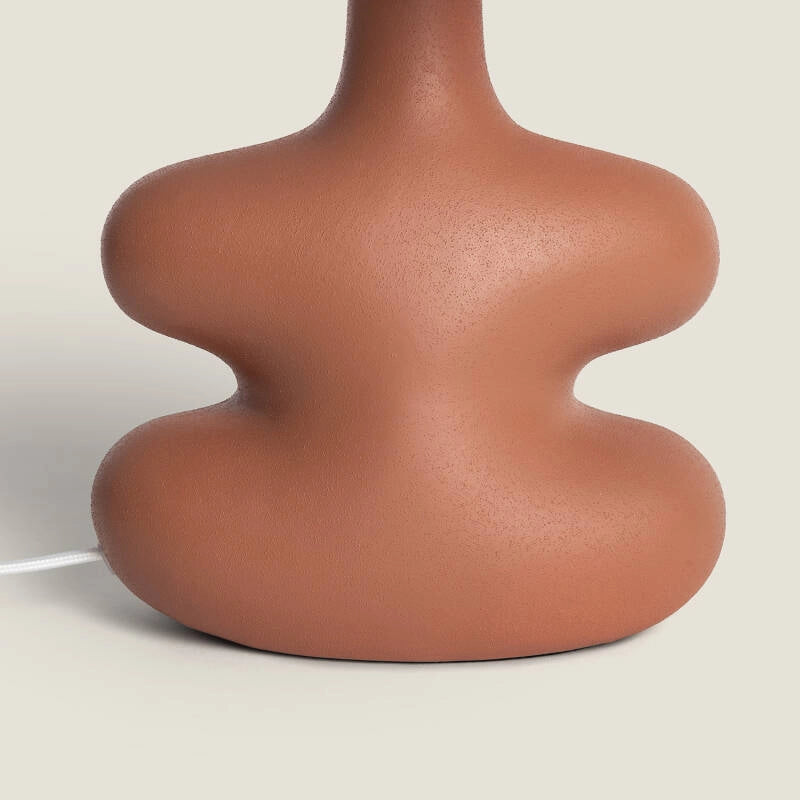 LÁMPARA DE MESA COLECCIÓN GEMI, ELABORADA A MANO CON CERÁMICA