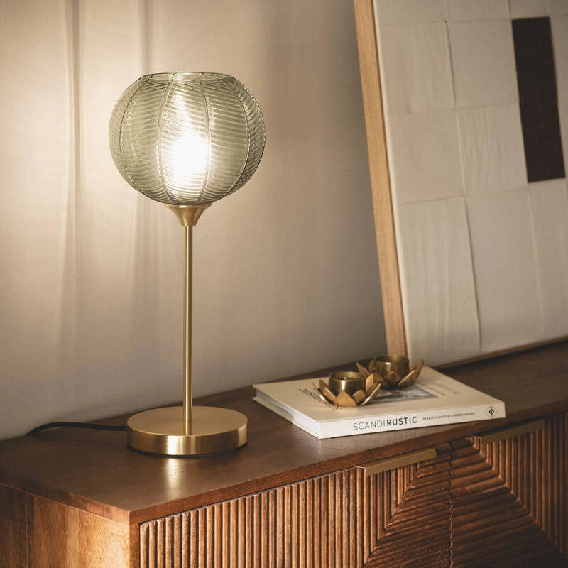 LÁMPARA DE MESA DE DISEÑO PREMIUM, COLECCIÓN EDÉN.