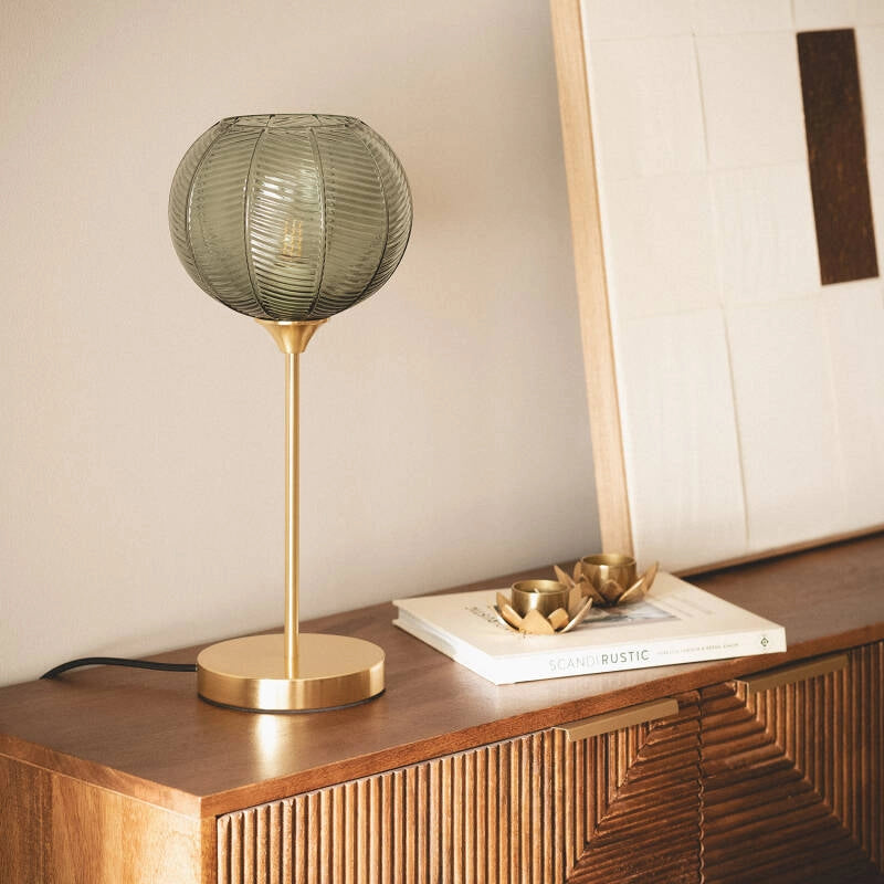 LÁMPARA DE MESA DE DISEÑO PREMIUM, COLECCIÓN EDÉN.