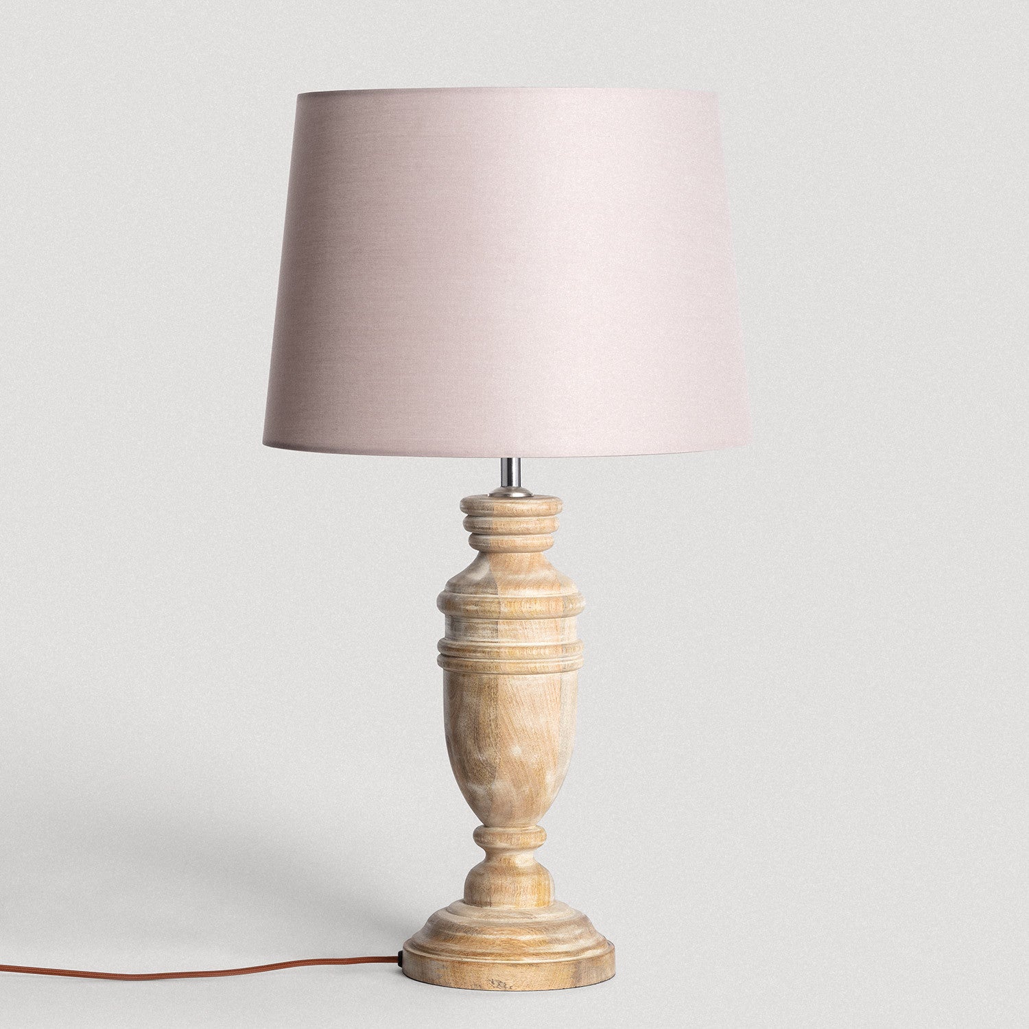 LÁMPARA DE MESA COLECCIÓN MENA, ELABORADA CON MADERA