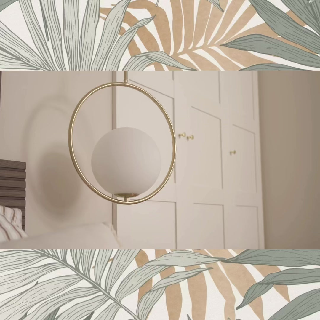 Lámpara Colgante | Cristal Opal | Diseño Moderno Premium