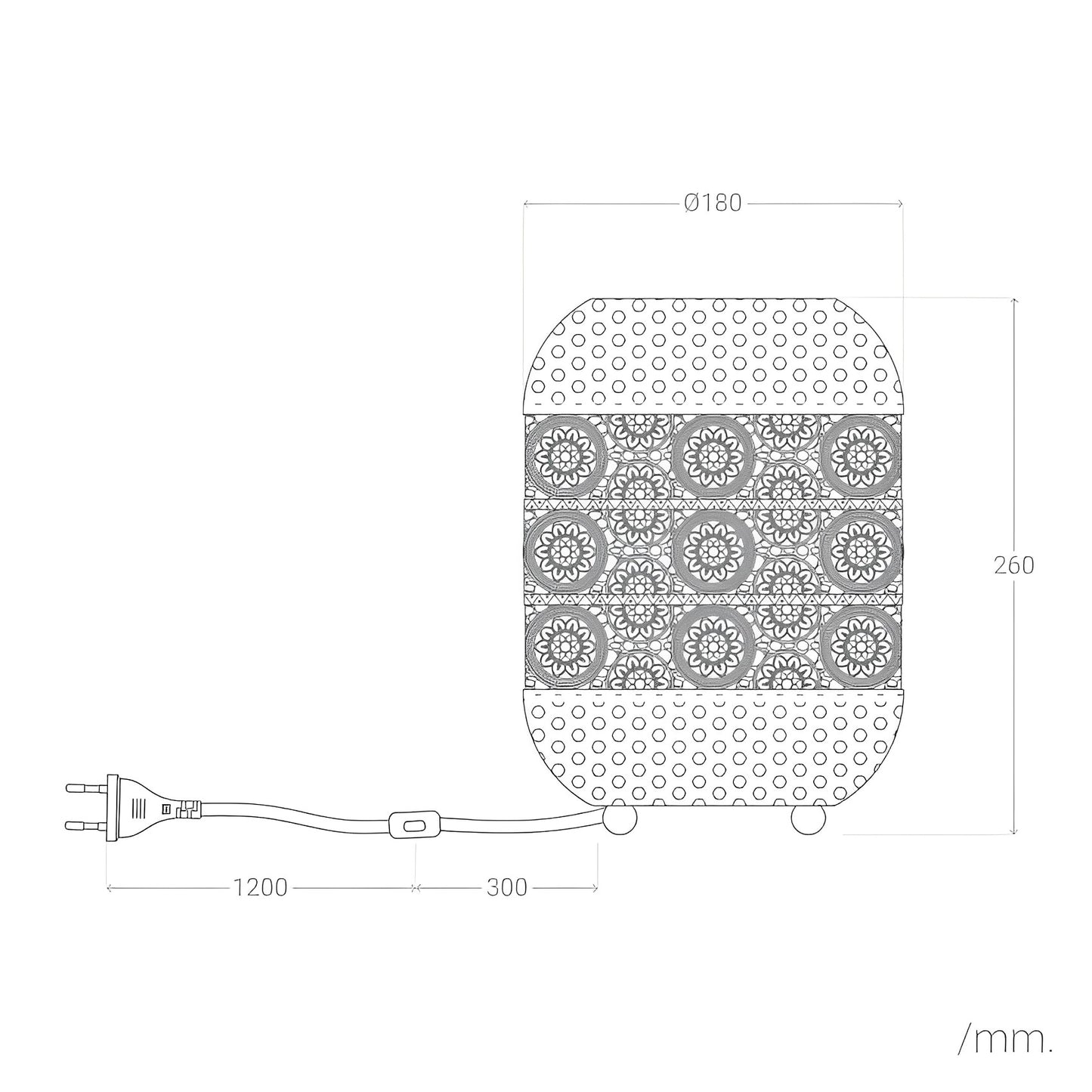 Lámpara de Mesa Indah | Diseño Premium | Aluminio Elegante