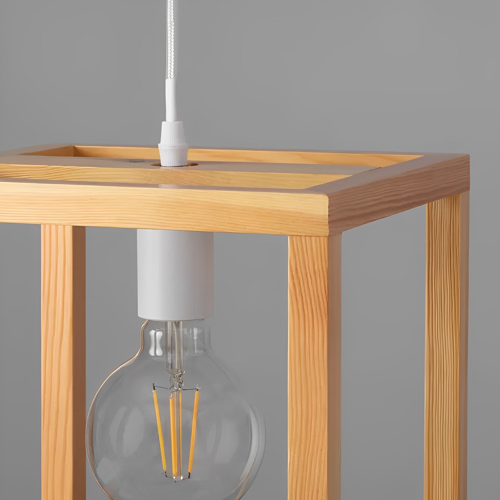 LÁMPARA COLGANTE COLECCIÓN ARHAT, ELABORADA A MANO CON MADERA