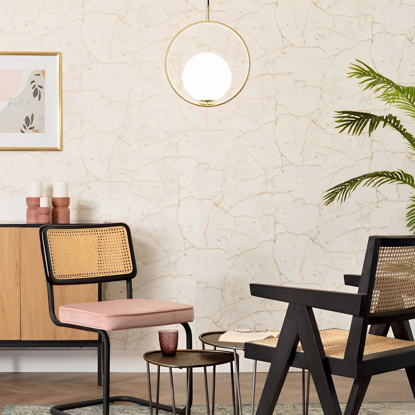 Lámpara Colgante | Cristal Opal | Diseño Moderno Premium