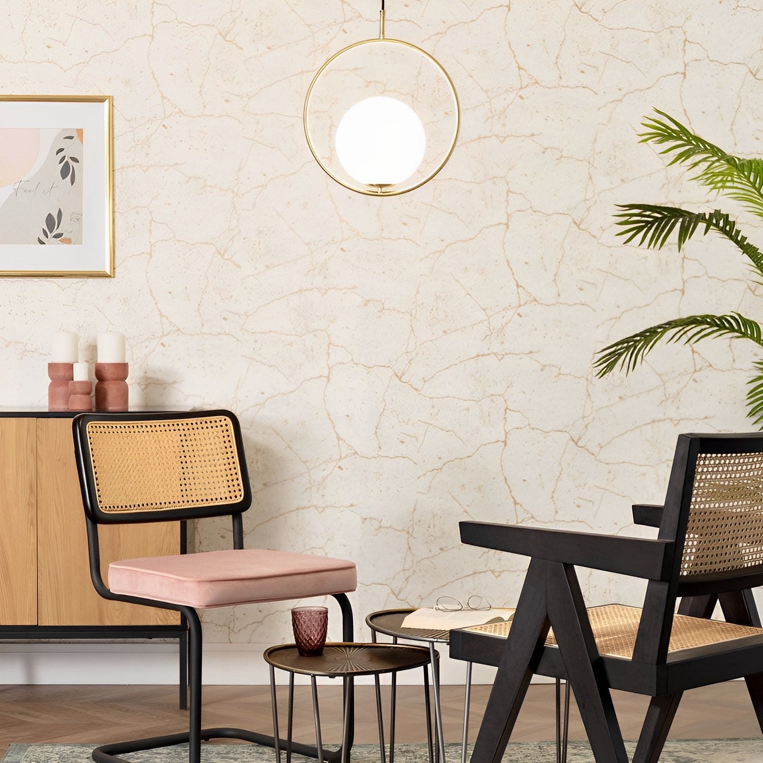 Lámpara Colgante | Cristal Opal | Diseño Moderno Premium