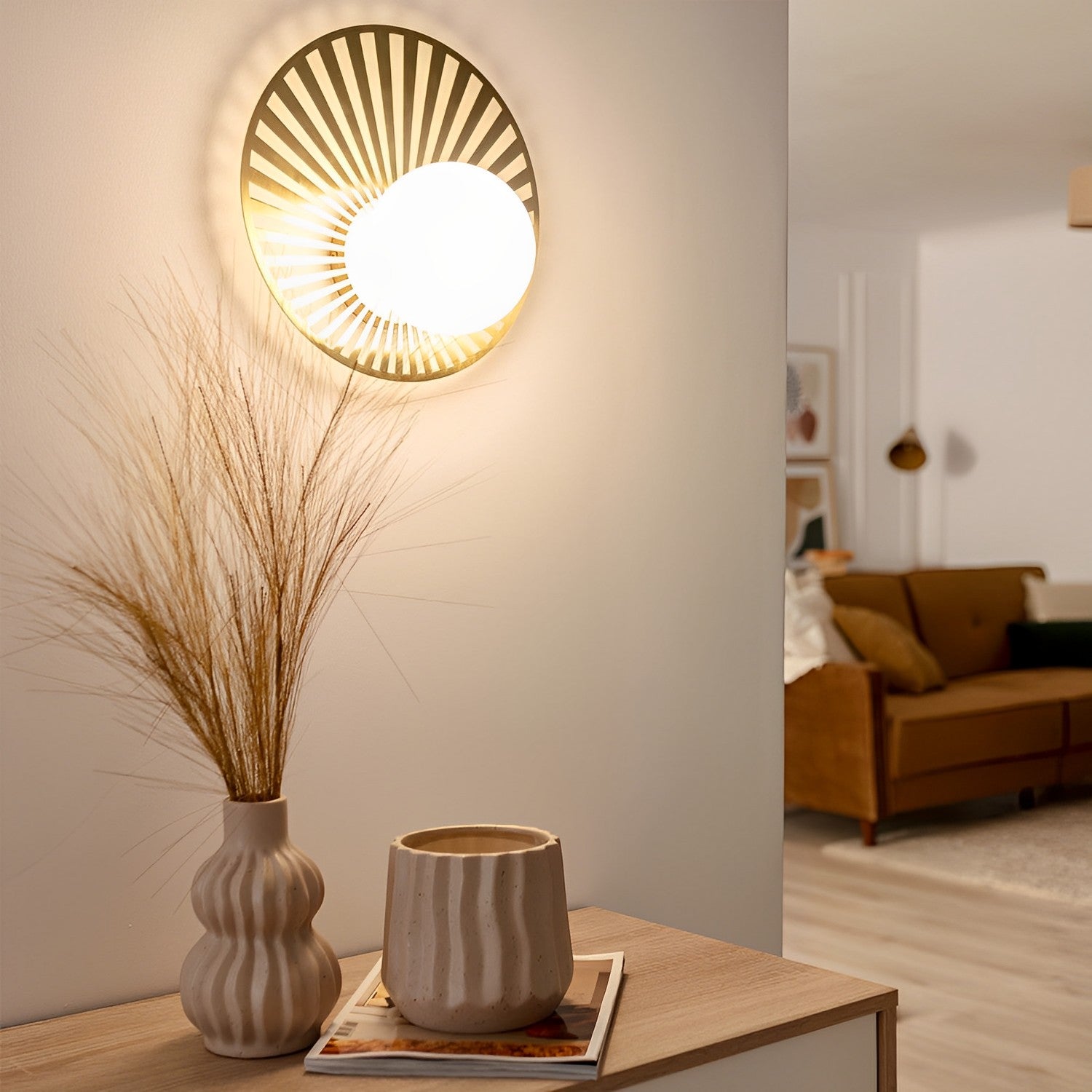 LÁMPARA DE PARED DE DISEÑO PREMIUM, COLECCIÓN MOONLIGHT