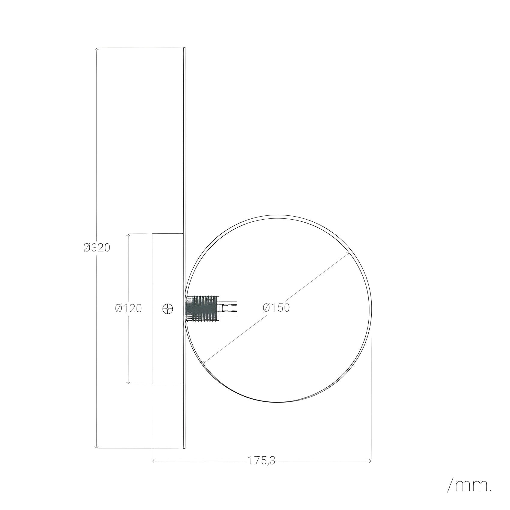LÁMPARA DE PARED DE DISEÑO PREMIUM, COLECCIÓN MOONLIGHT